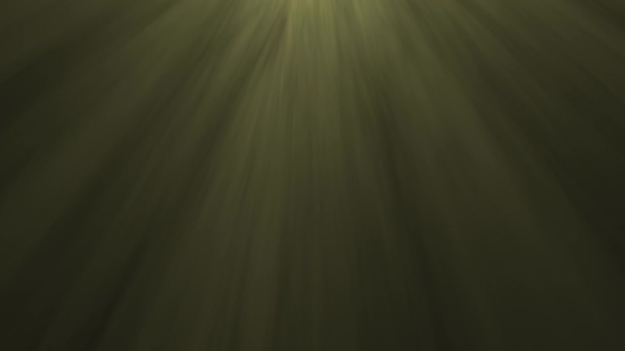 Abstract Golden Light Rays Shining Downward