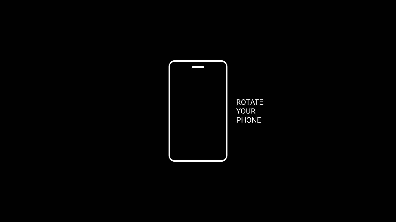 Animated Smartphone Icon Rotating from Landscape to Portrait