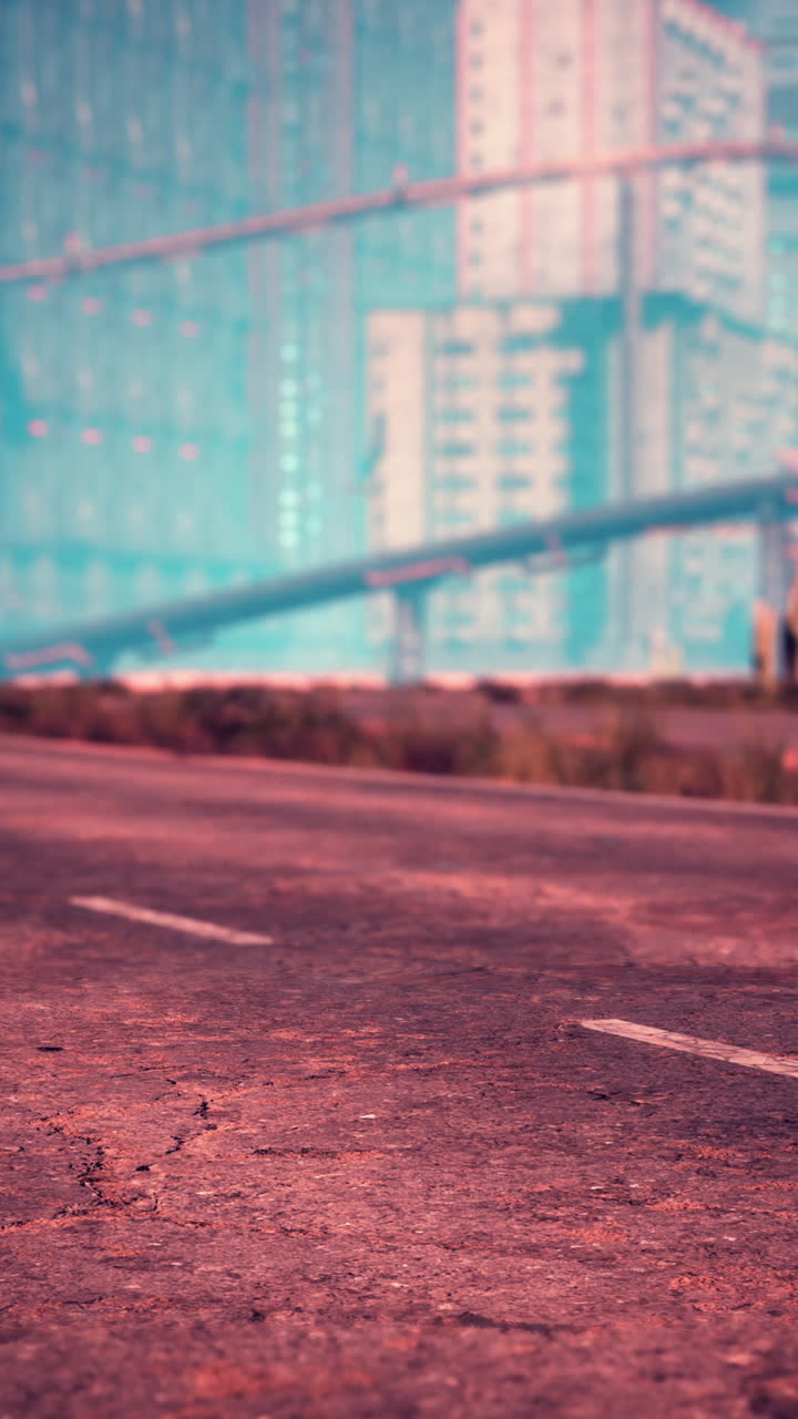 도시 로 가는  빈 길