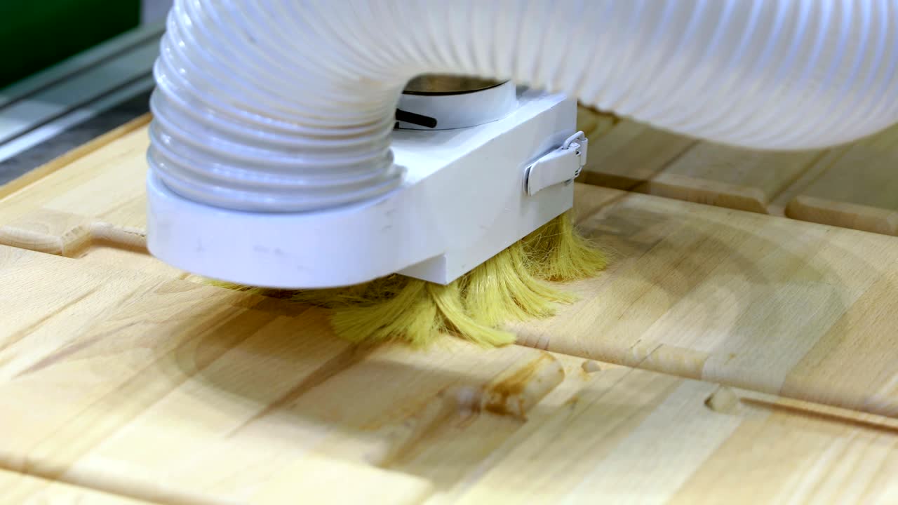 máquina de procesamiento de madera cnc, tecnología moderna en la industria.