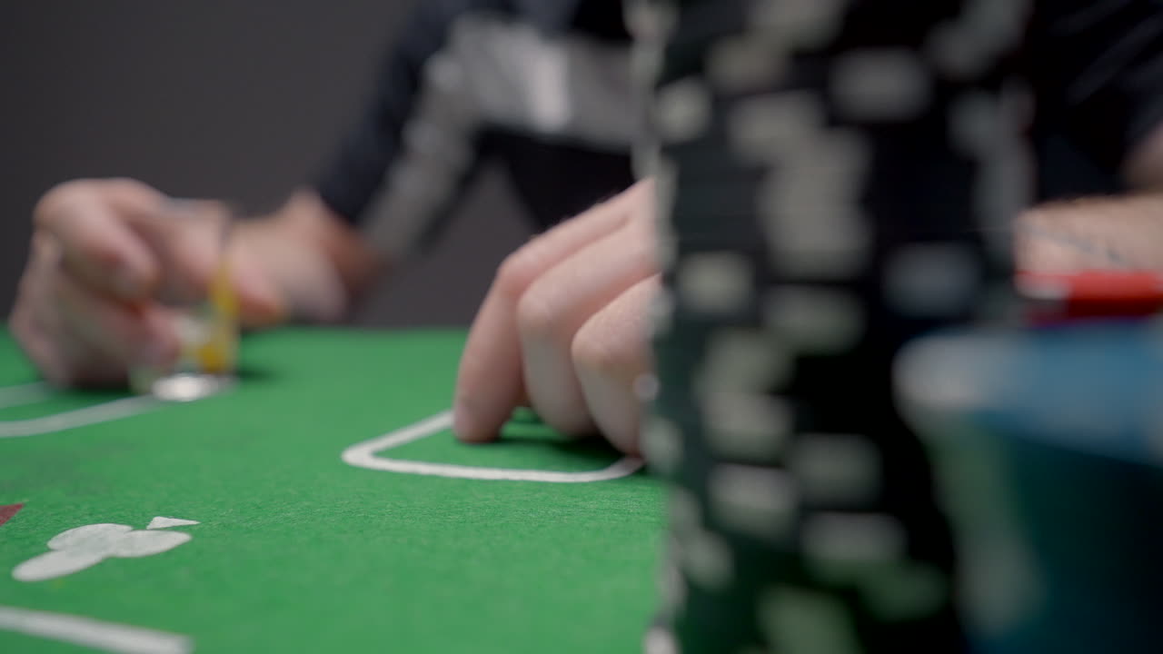 juego de póquer en acción