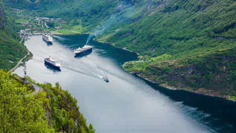 Geiranger-fjord,-Norway.