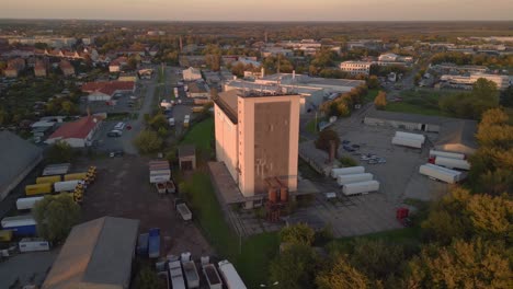 abandoned destroyed old factory ruin