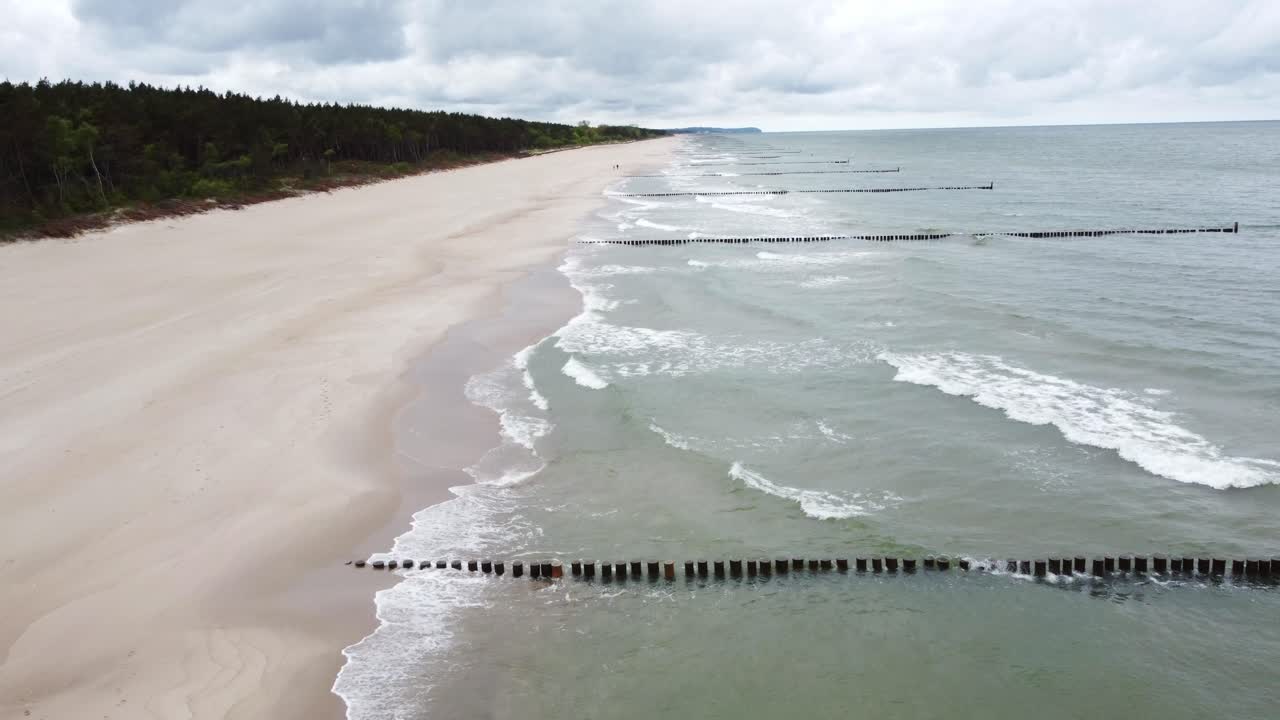 Summer beach on peninsula Hel in Baltic Sea, Poland, Europe