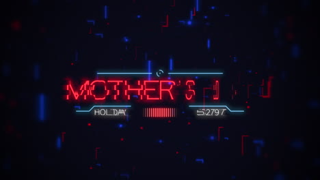 Mothers-Day-with-HUD-elements-and-lines-on-computer-screen