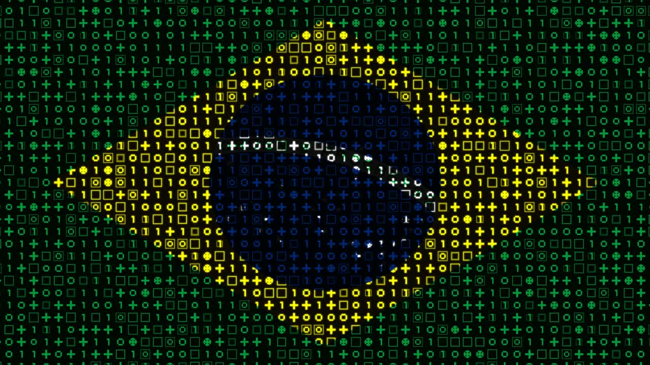 Digital Brazilian Flag Animation