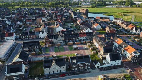 Aerial-overview-of-a-beautiful-and-modern-suburban-neighborhood-powered-by-green-energy