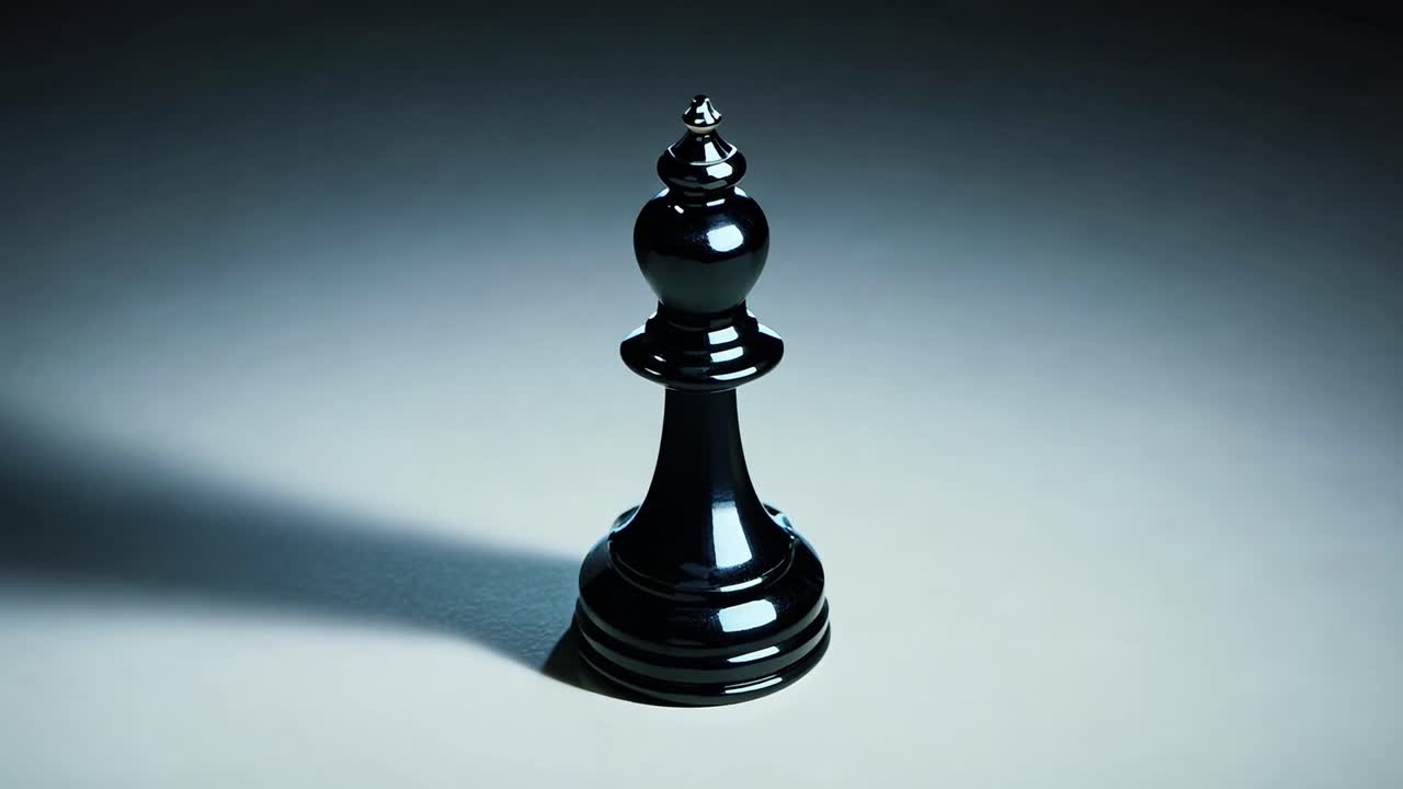 obispo de ajedrez negro