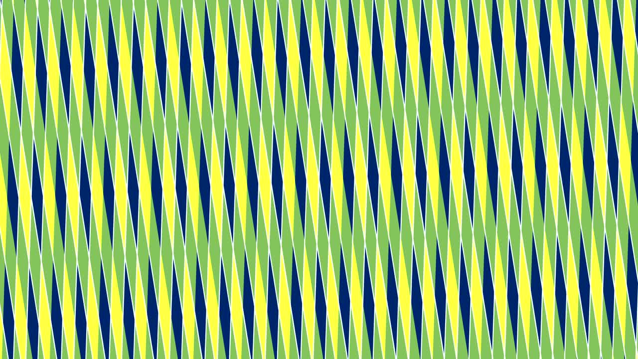 animación compuesta por rayas de colores intersectadas.