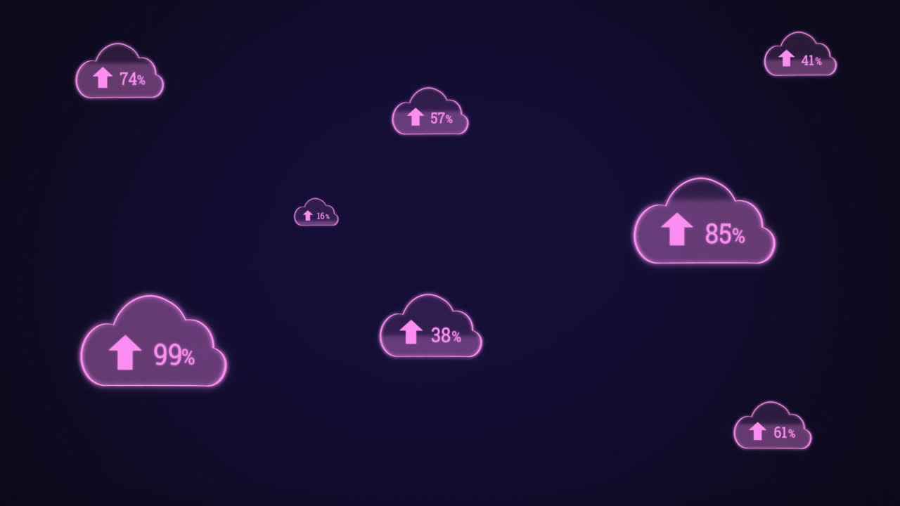 cargar nubes de progreso