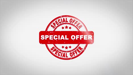 special offer stamp design