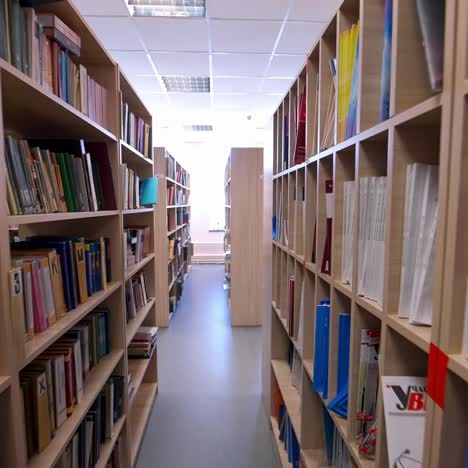 modern library interior design