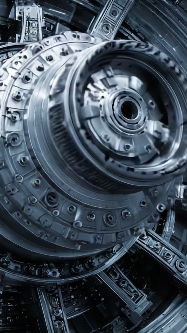 Složité mechanické komponenty zdůrazňující pokročilé inženýrství v detailním pohledu na kovovou sestavu s precizními výrobními detaily