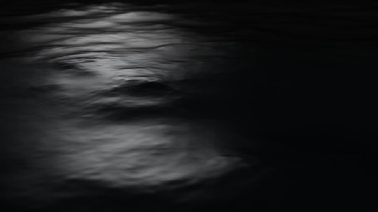 Boucle de vagues de liquide noir abstraites pour une marque de luxe