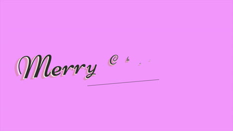 feliz navidad en rosa degradado moderno