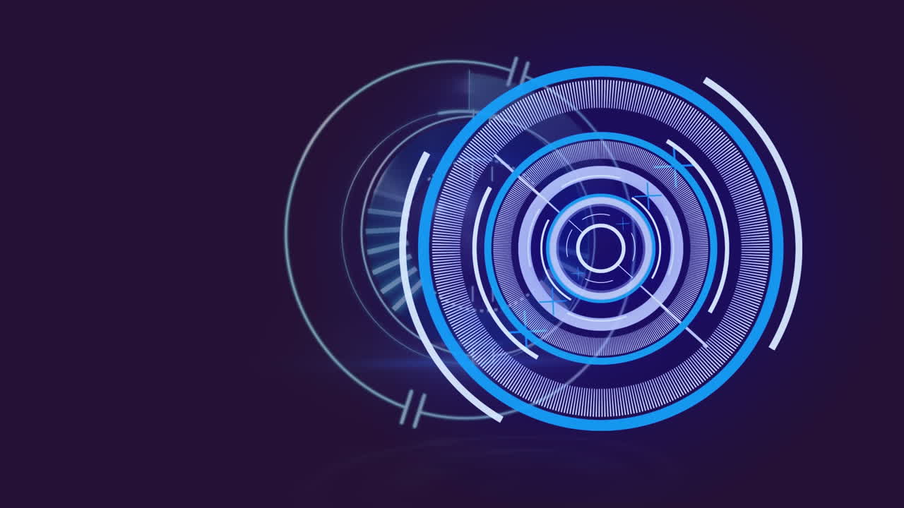 animación del alcance de la exploración sobre un fondo oscuro