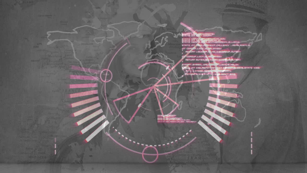 обратный отсчет на сером фоне 4k