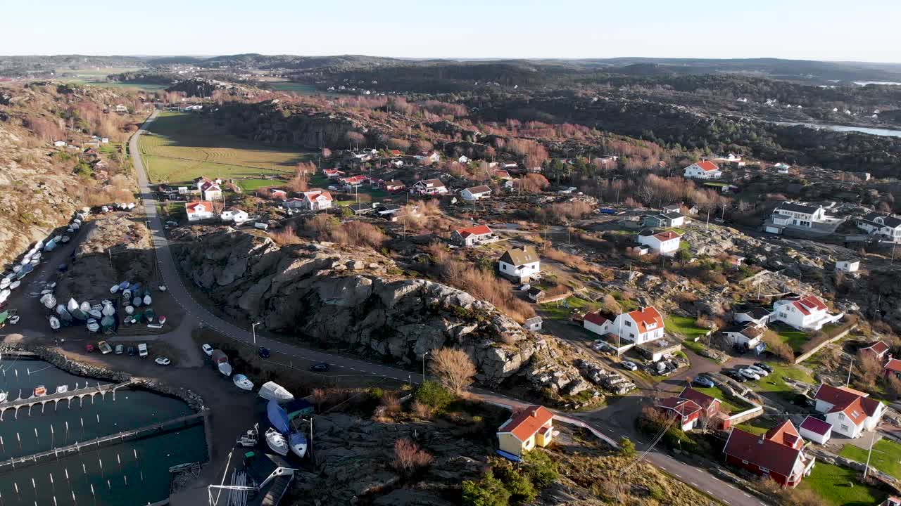 Göteborg, Sverige - Turistisk västkuststad, flygbild
