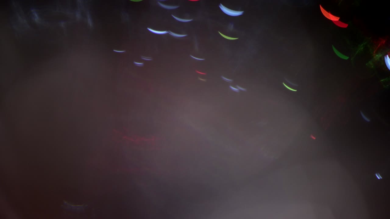 추상적인 다채로운 빛의 보케 배경