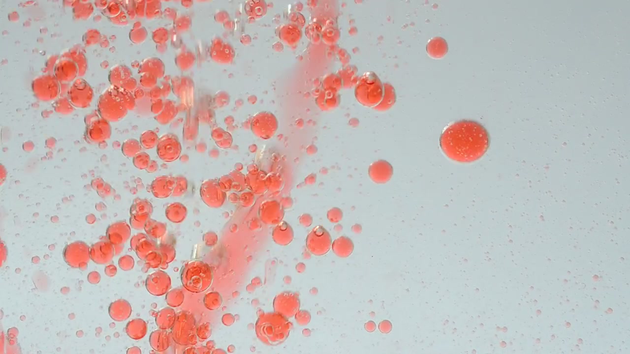 Background from bubbles. Motion of bubbles.