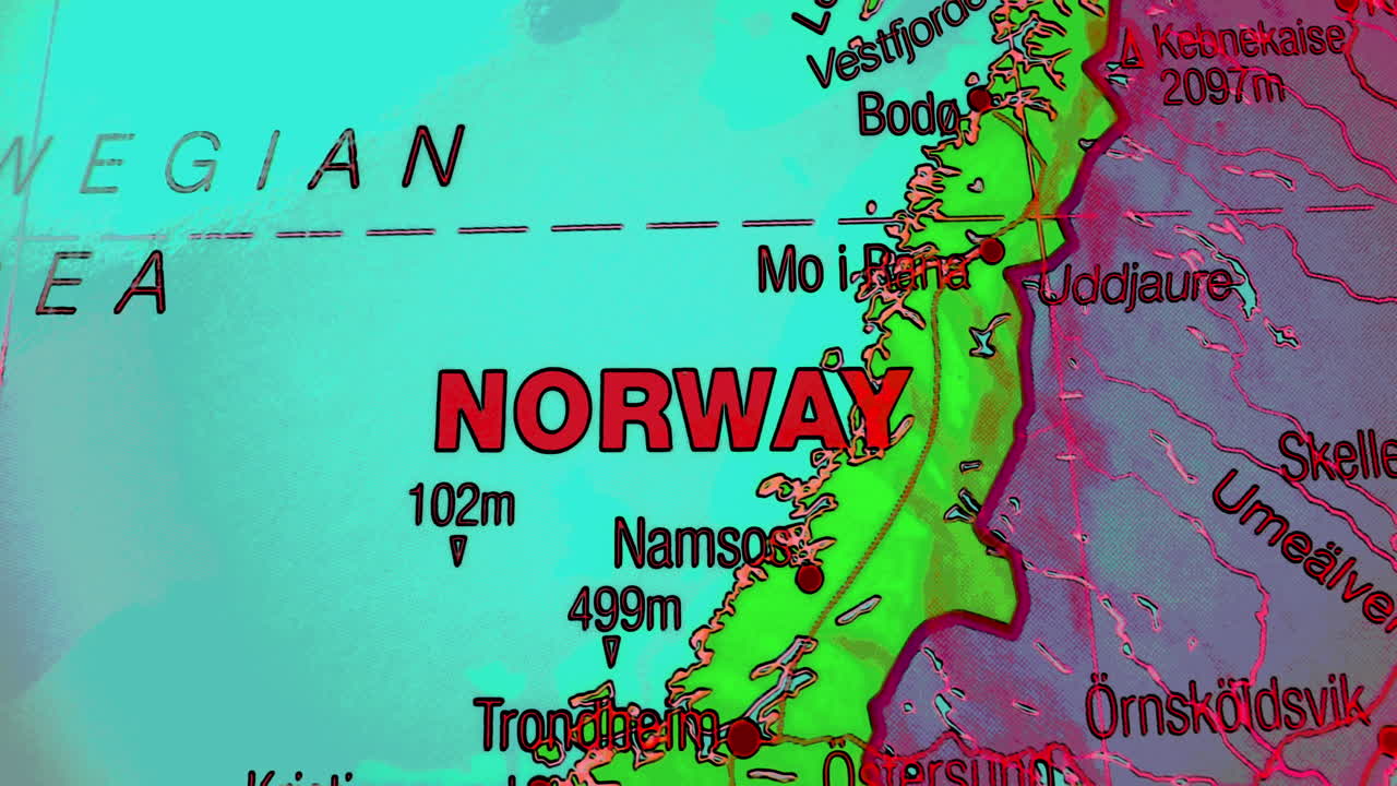 Map of Norway