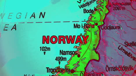 map of norway