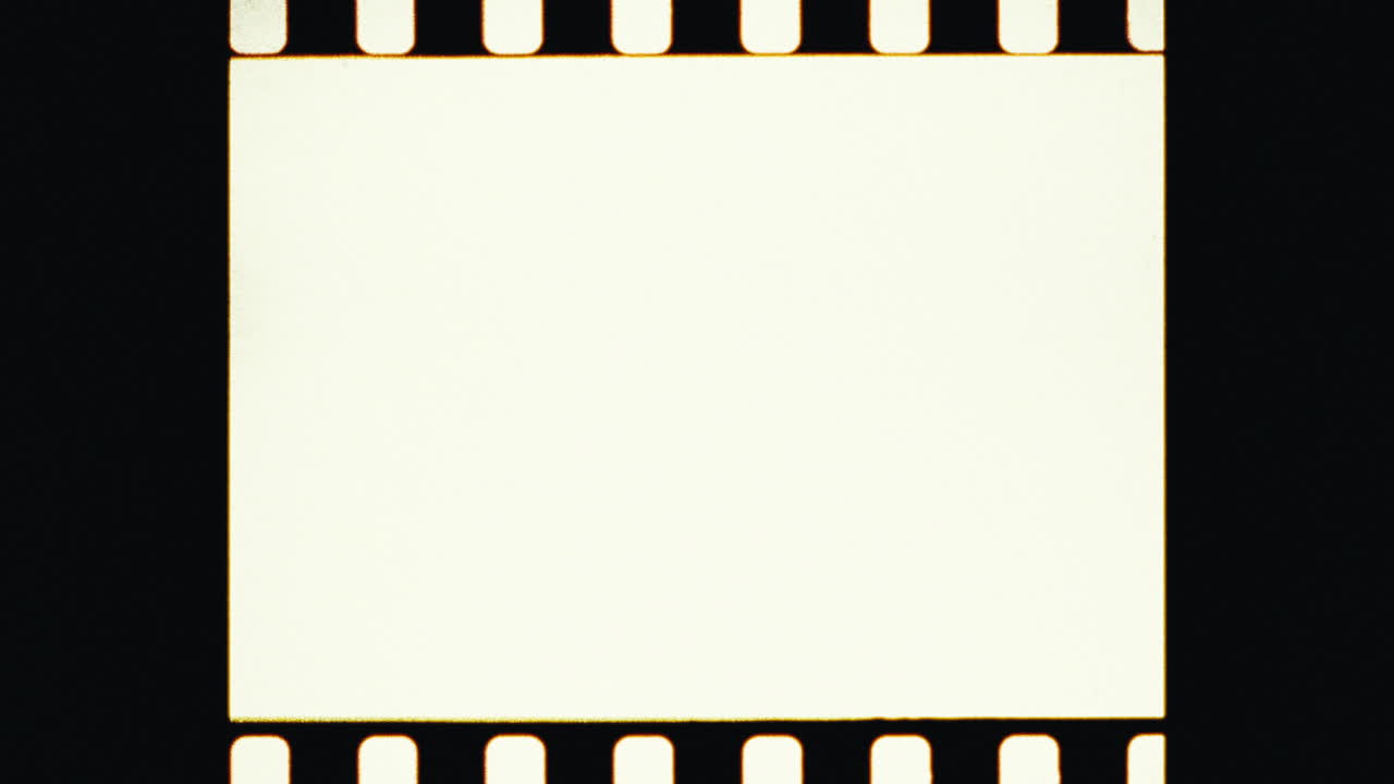 marco de película en blanco