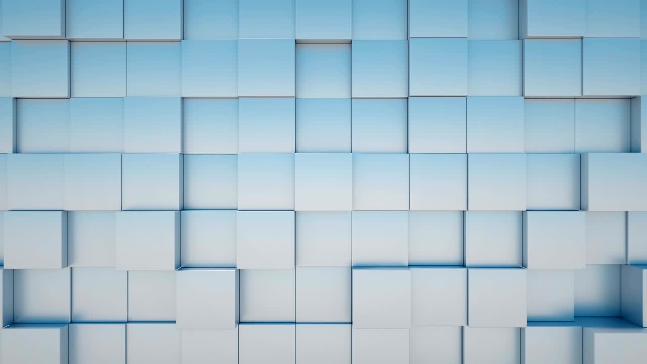 fondo abstracto con cubos. animación capaz de hacer bucles