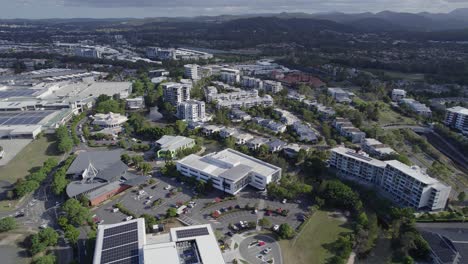 Buildings-And-Landmarks-Near-The-Robina-Town-Centre-In-Gold-Coast,-Queensland,-Australia