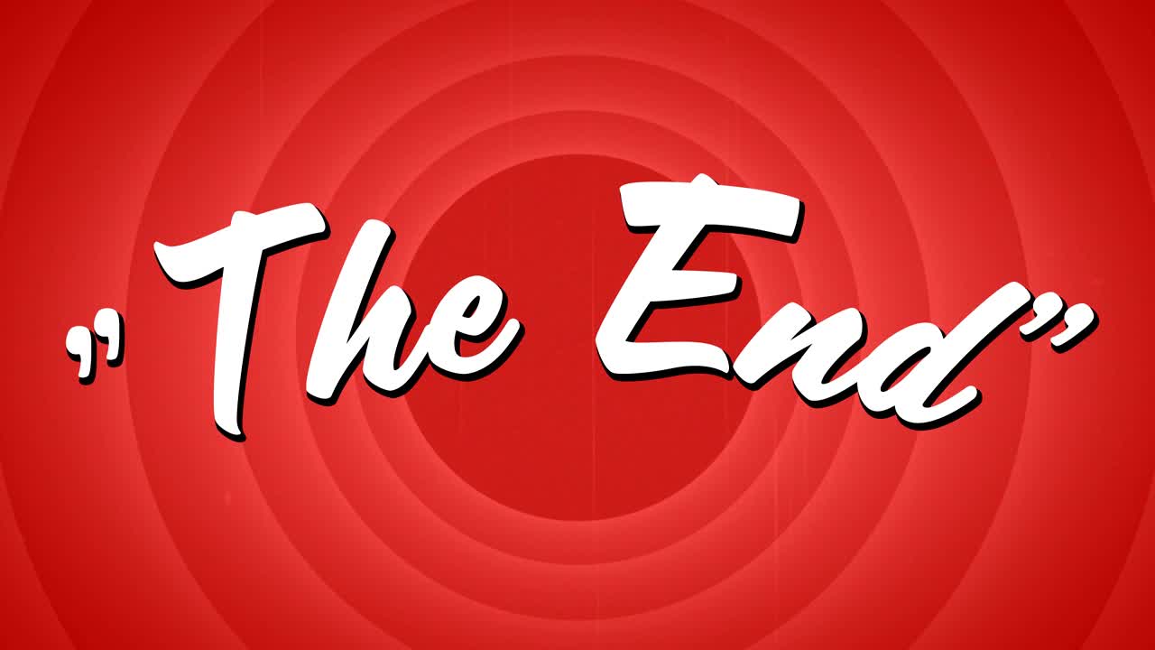 The End sign