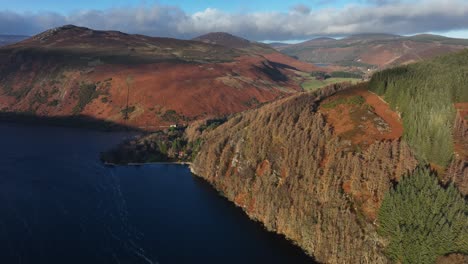 lough dan, wicklow, ireland