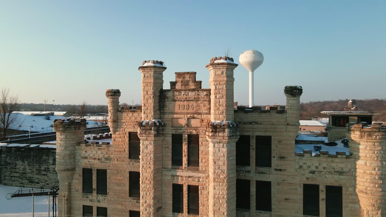 탈옥이 촬영된 오래된 감옥