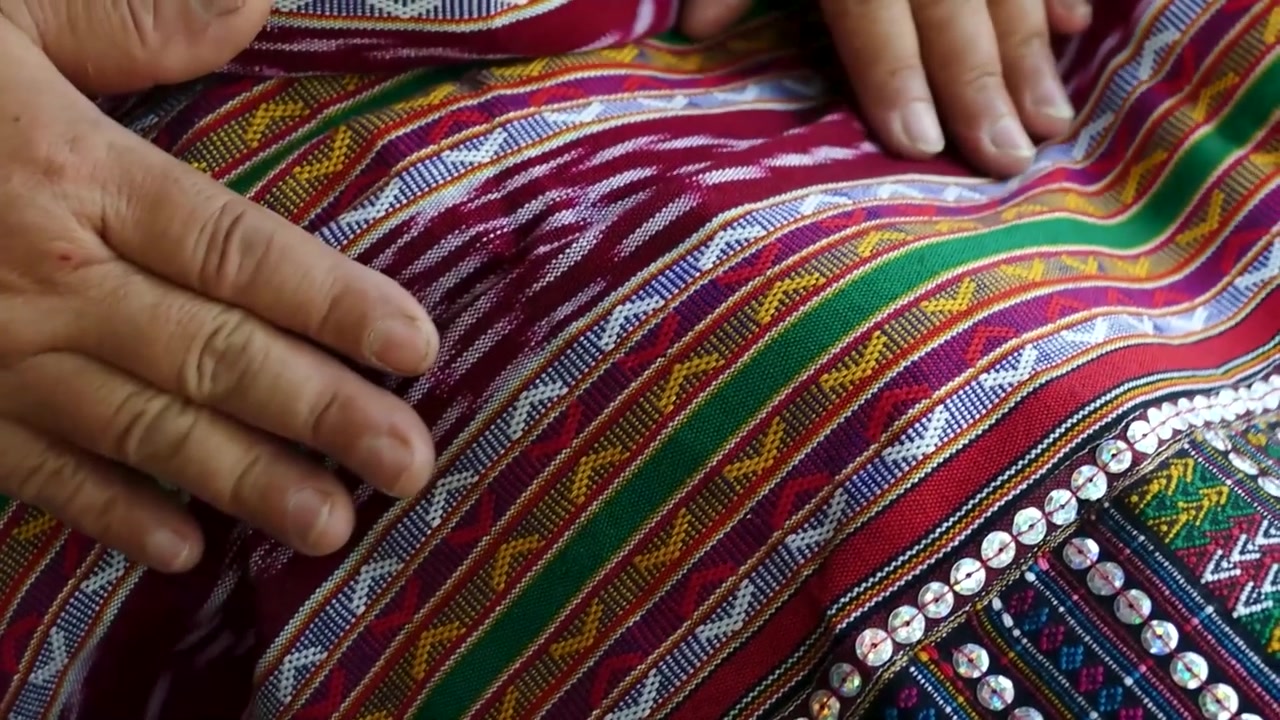 Traditional Pwo Karen Woven Dress