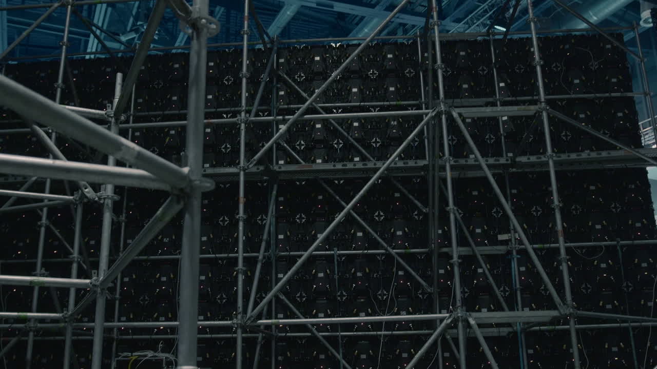 대형 led 벽 설치