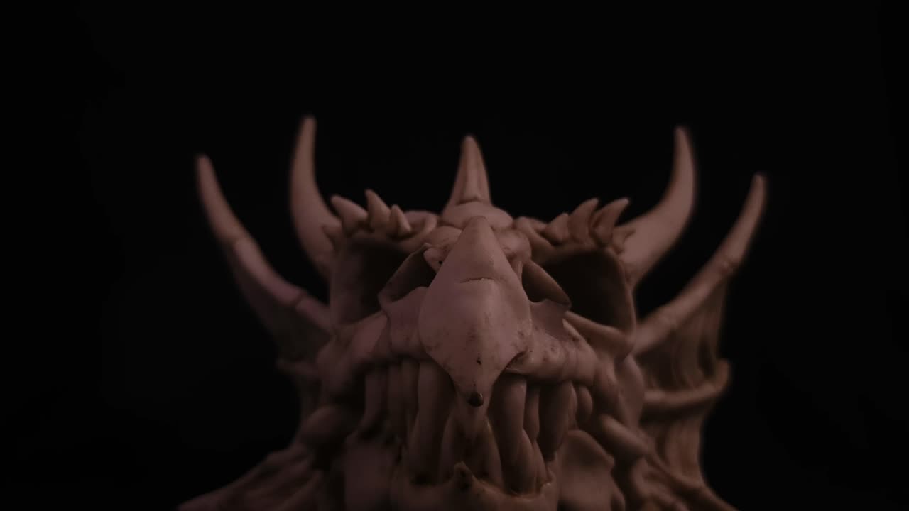 cabeza de dragón mítico