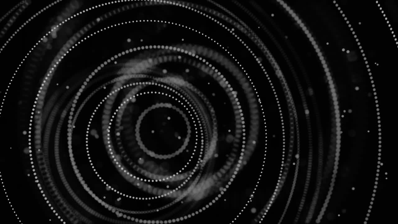 추상적인 동심 원 패턴