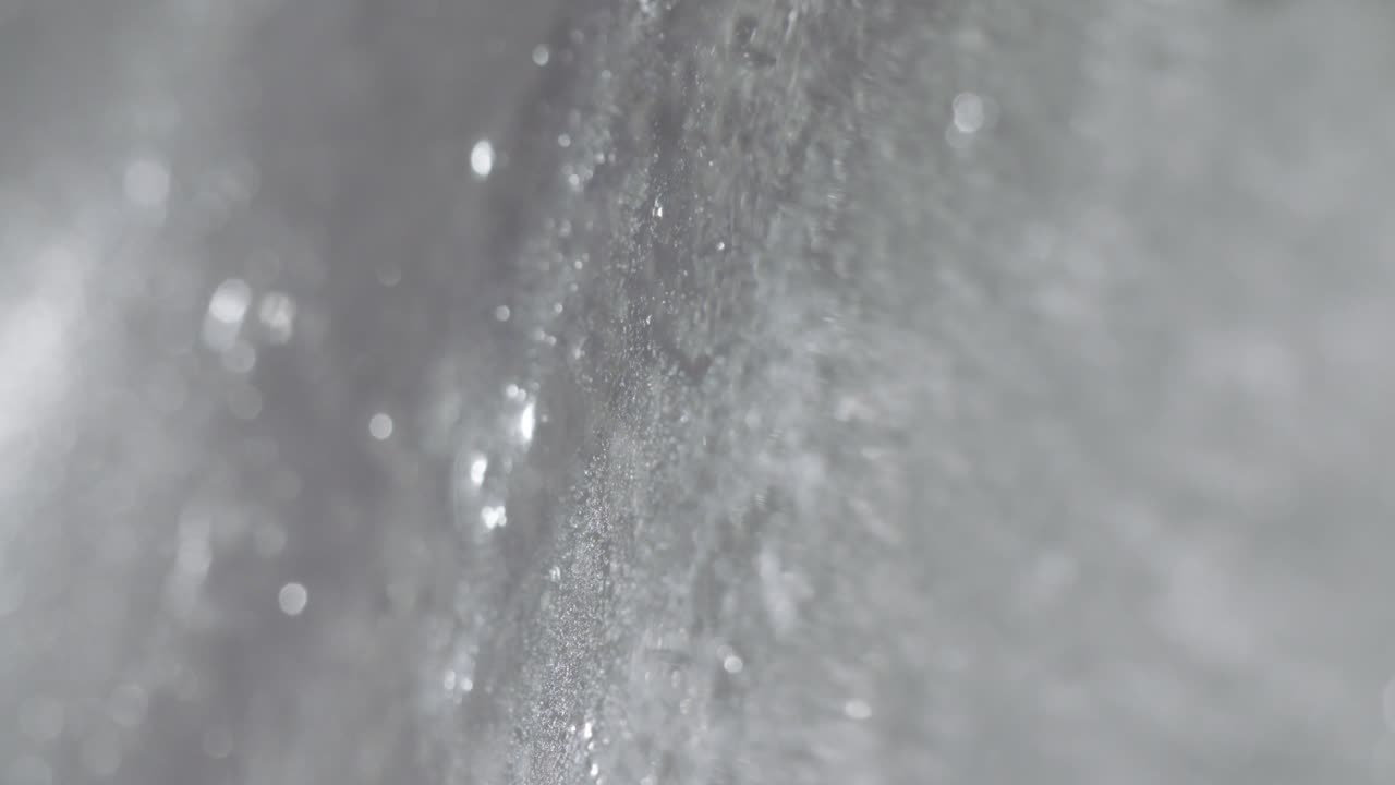 녹는 얼음의 매크로