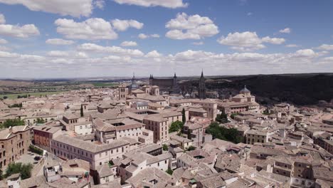 view from above of toledo, spain