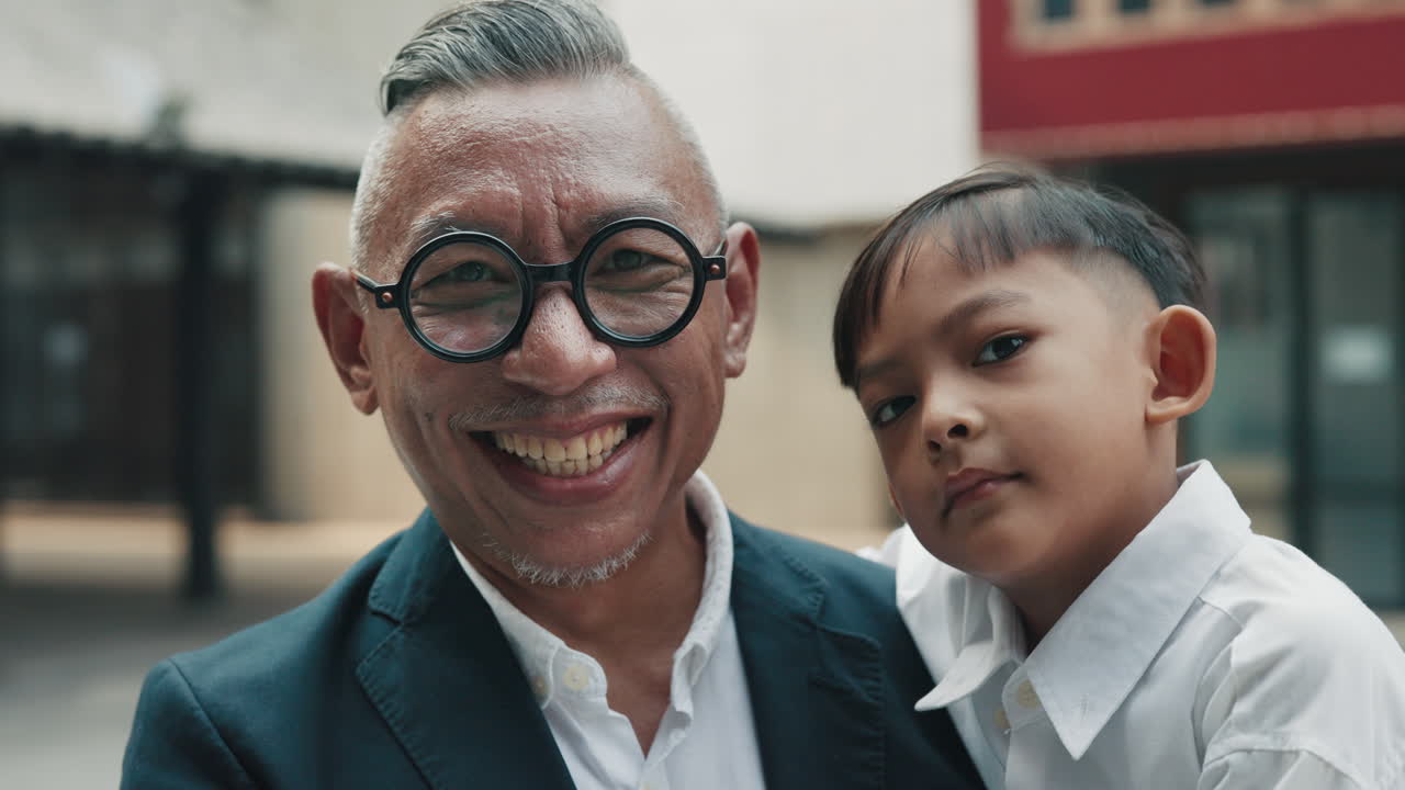 A heartwarming portrait of a father and son