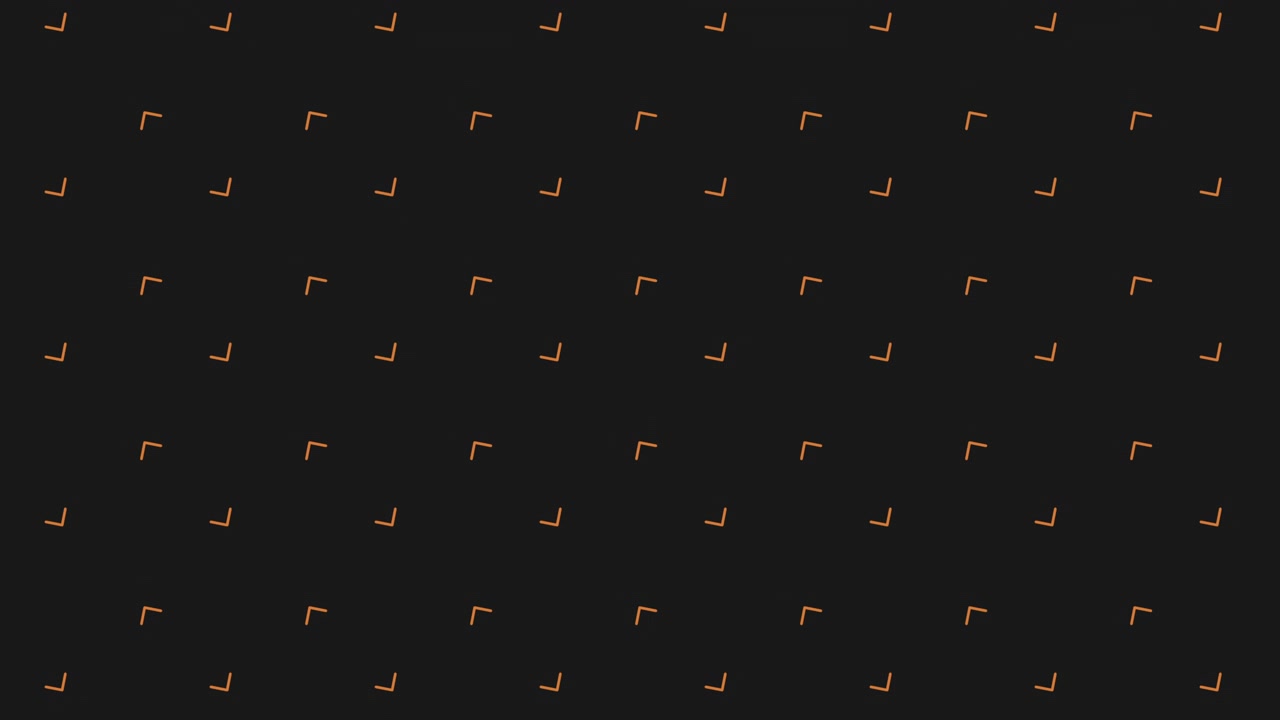 Abstract black and orange musical note pattern suitable for website backgrounds or design elements. Stylish and repetitive design perfect for creative projects
