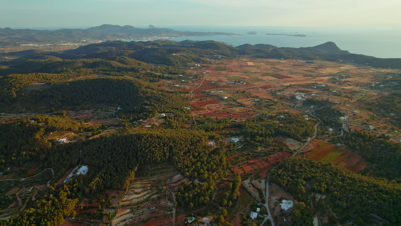 Countryside Nature Landscape At Santa Agn&egrave;s de Corona In Ibiza Island, Spain