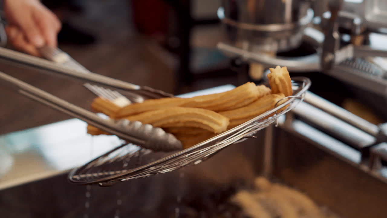 Preparing Churros