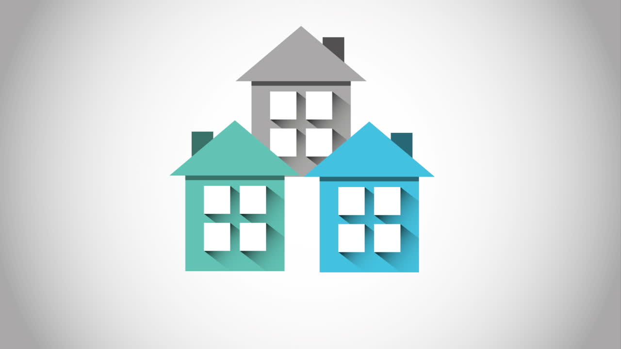 리얼 스테이트 하우스 홈 비디오 애니메이션