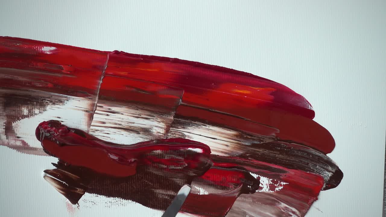 Desenho de uma pintura em guache