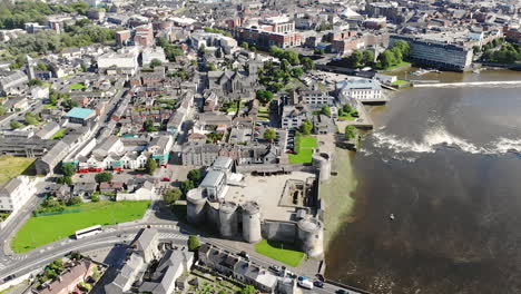 aerial view of limerick, ireland