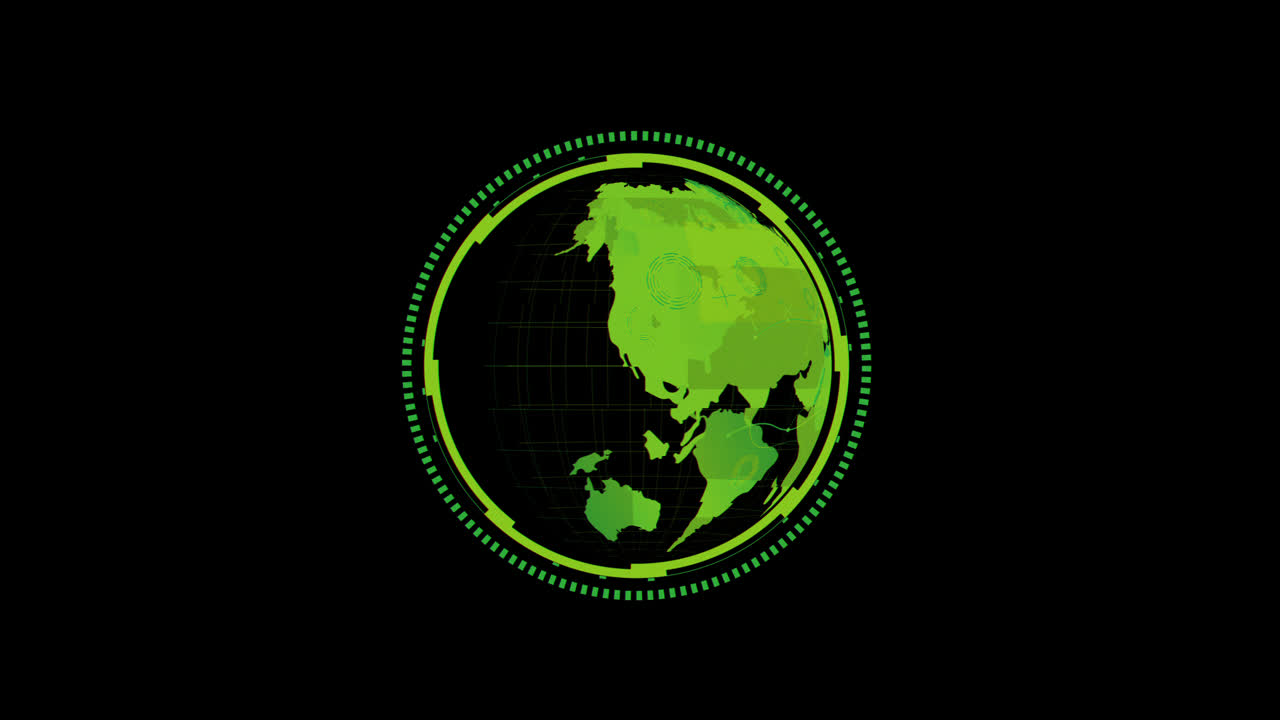 Premium stock video - Seamless loop animation of rotating globe, planet ...