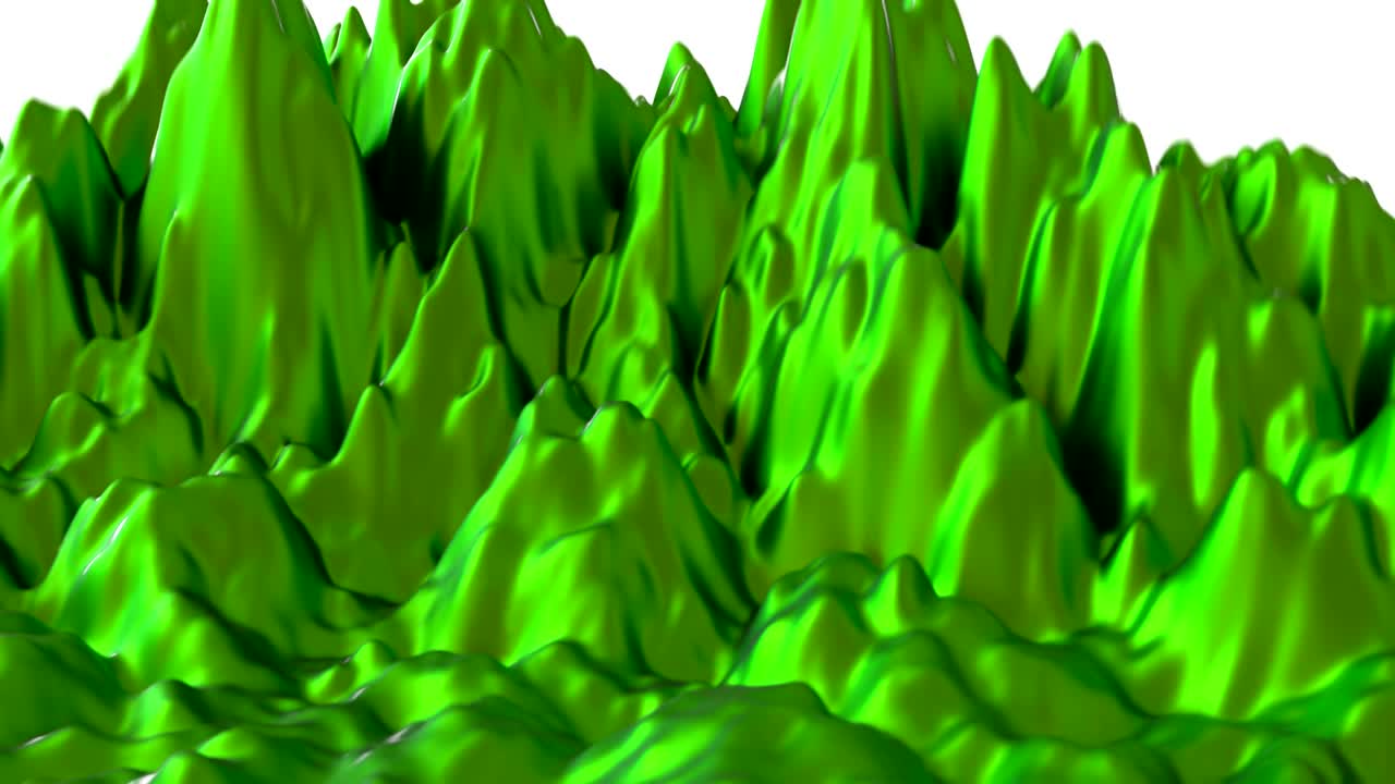 4k de ferrofluido de colores.