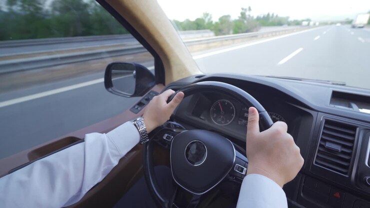 Guida in autostrada.