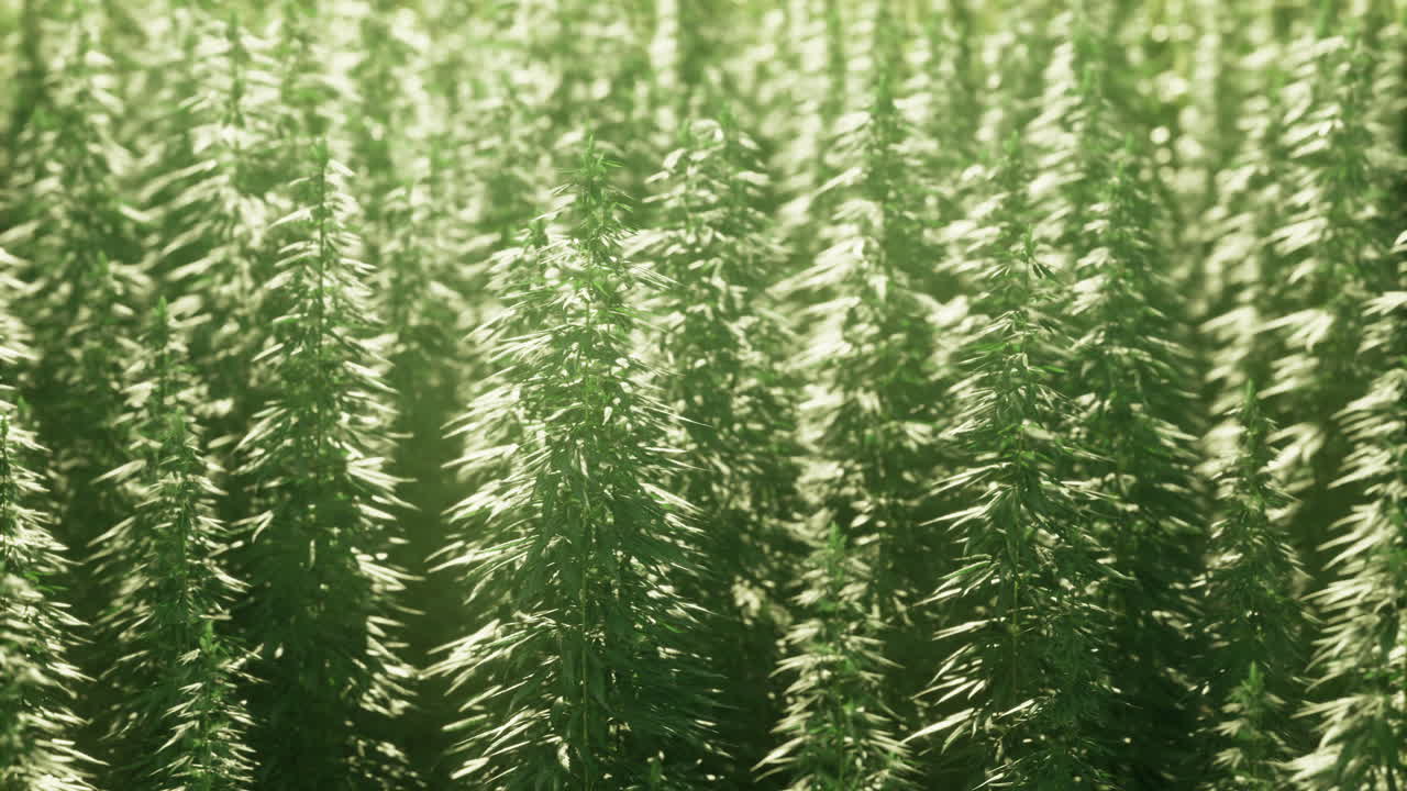 Lush green fields filled with vibrant plants basking in the sunlight
