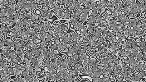 bloques cuadrados en movimiento, animación de la transformación de la superficie de fondo negro a blanco, bloques abstractos de fondo, miles de bloques moviéndose en un cuadrado, formas cuadradas que causan fatiga visual.